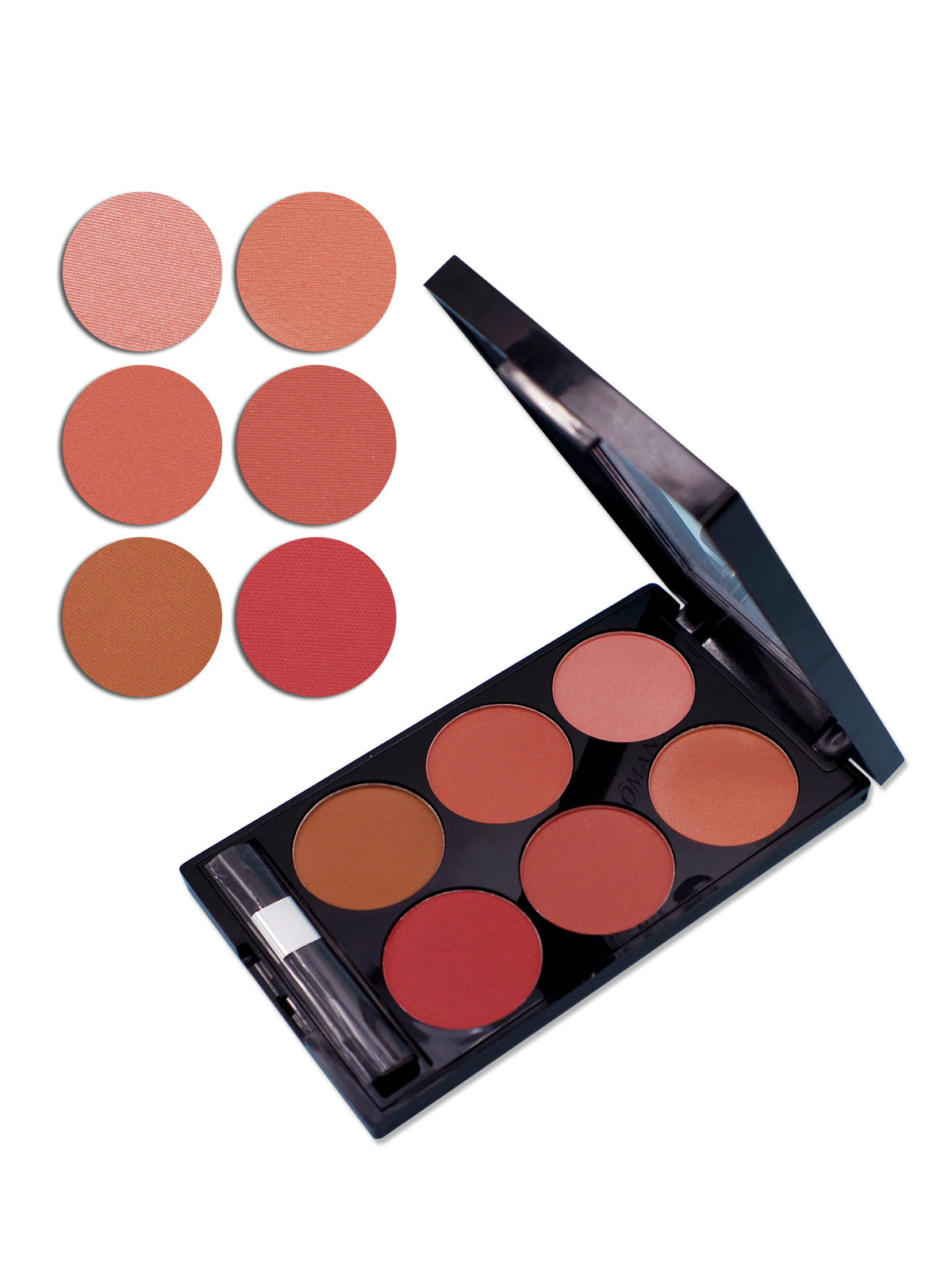 6B Make-up Multi-color Boutique Domestic Product Six-color Blush Nourishing Makeup