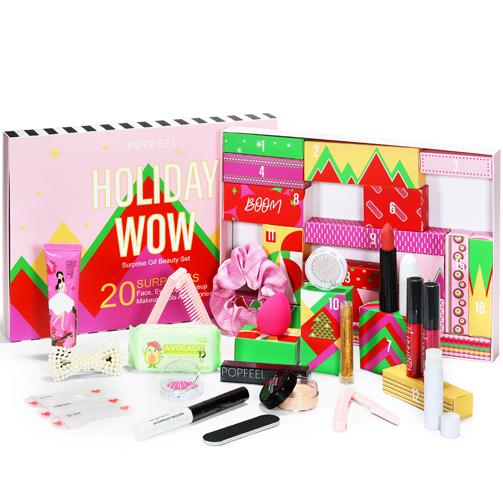 Popfeel Holiday Gift Box Lipstick Eye Shadow Set