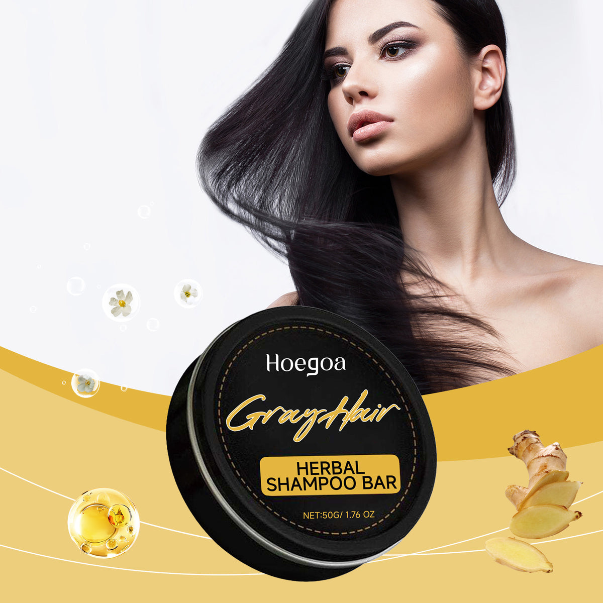 HoeGoa Shampoo Soap Care Nourishing Gentle Refreshing Fluffy