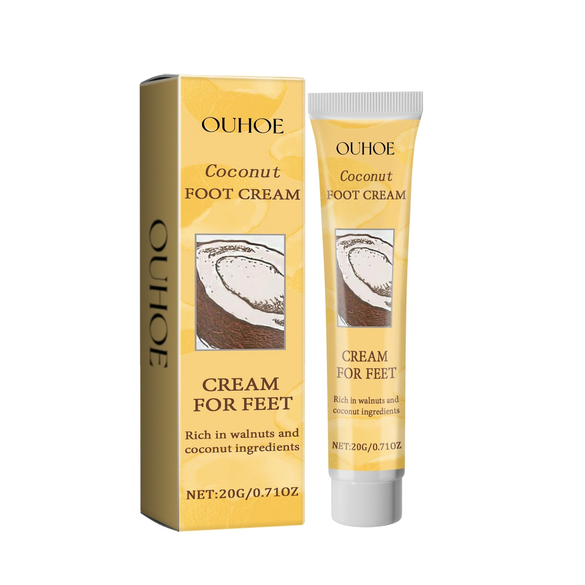 Ouhoe Coconut Flavored Foot Care Cream