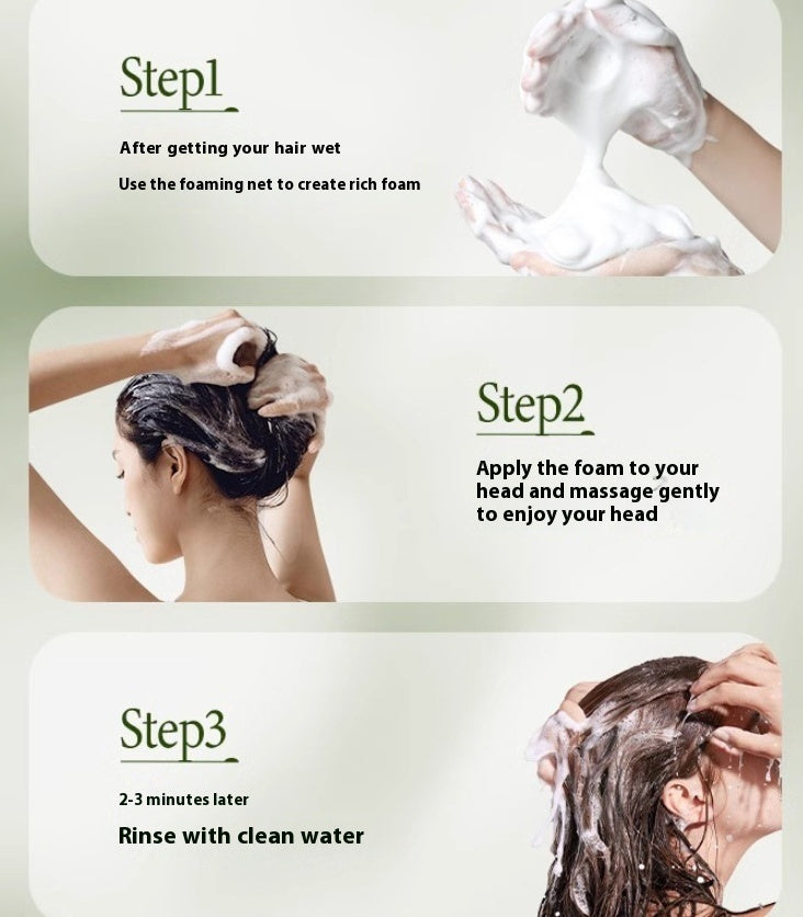 BosMan Oil Control And Dandruff Removal Soap Chinese Arborvitae Twig Shampoo