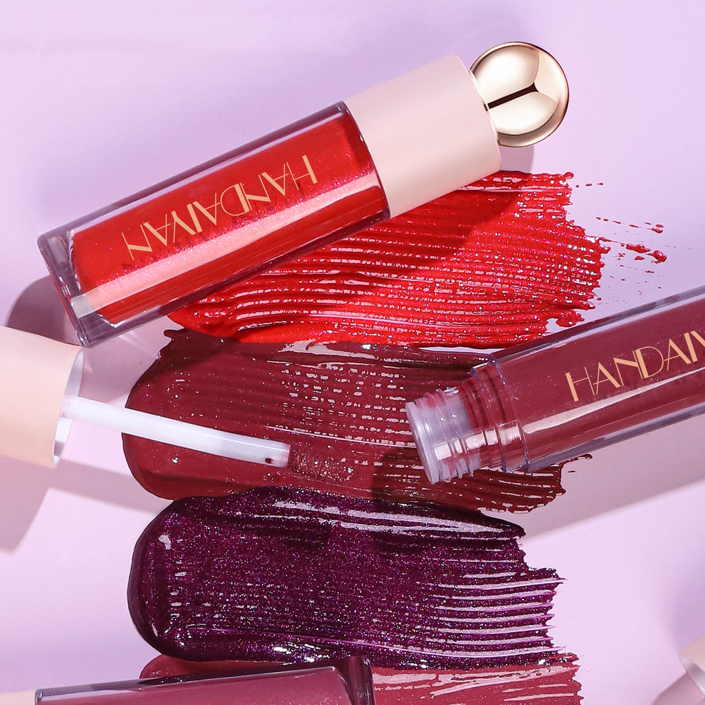Handaiyan Flash Lip Gloss Moisturizing Thin And Glittering Matte Lip Gloss Velvet Lipstick