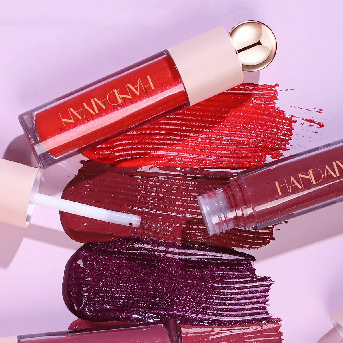 Handaiyan Flash Lip Gloss Moisturizing Thin And Glittering Matte Lip Gloss Velvet Lipstick