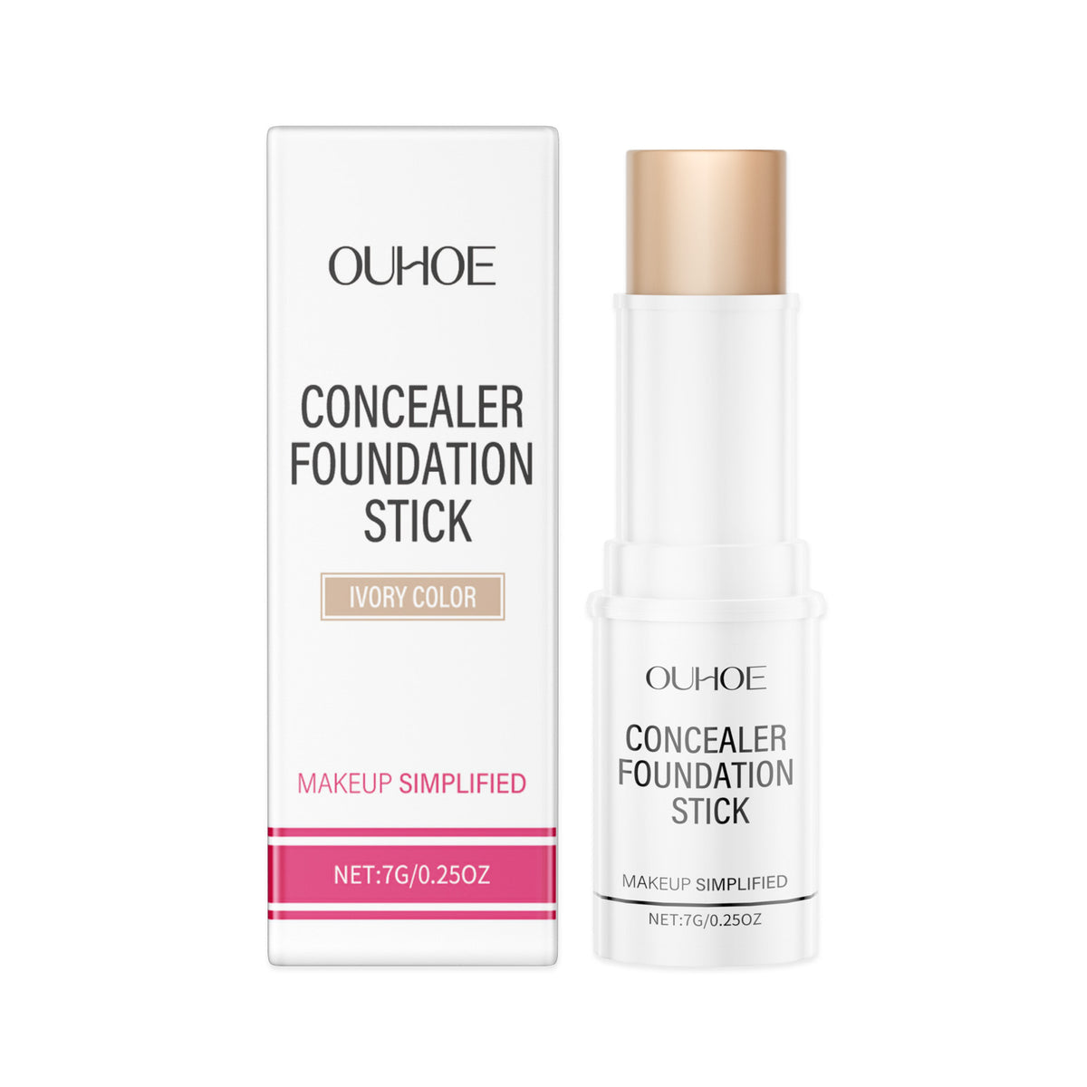 Ouhoe Concealer Stick Foundation Portable Waterproof And Sweatproof