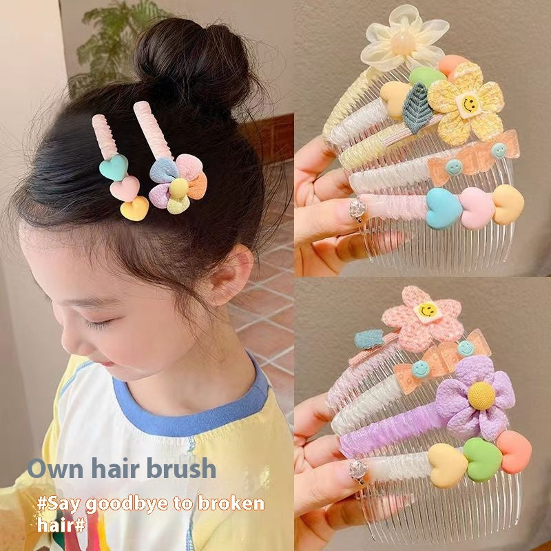 Children's Bangs Hair Comb Back Head Barrettes