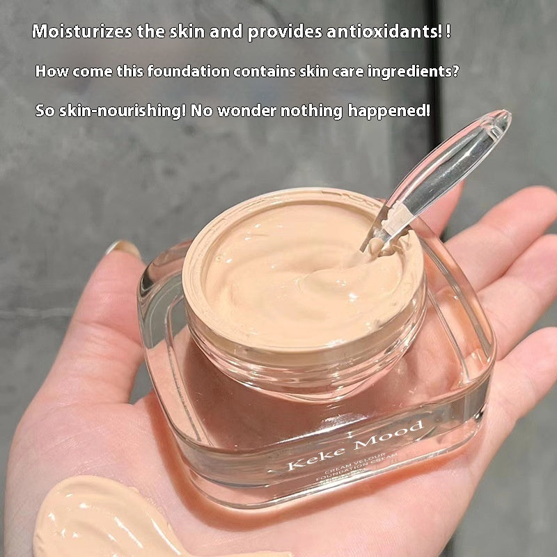 Keke Mood Cream Skin Foundation Cream Makeup Smear-proof Makeup Oil Controlling And Nourishing Concealer