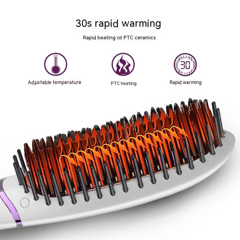 Negative Ion LED Display Electric Straight Comb
