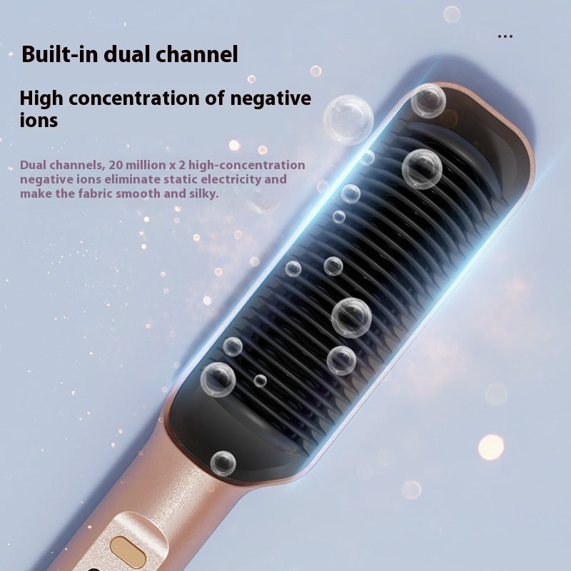 Korean C-Roll Negative Ion Straight Comb Does Not Hurt Hair Straightener