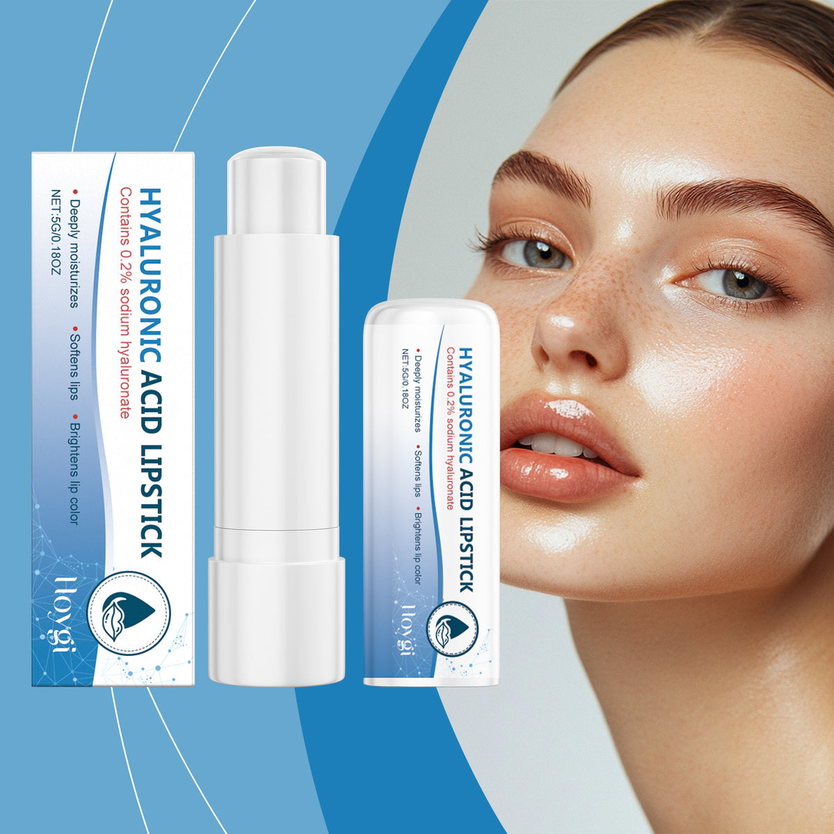 Hoygi Hyaluronic Acid Lipstick Care Gloss Moisturizing