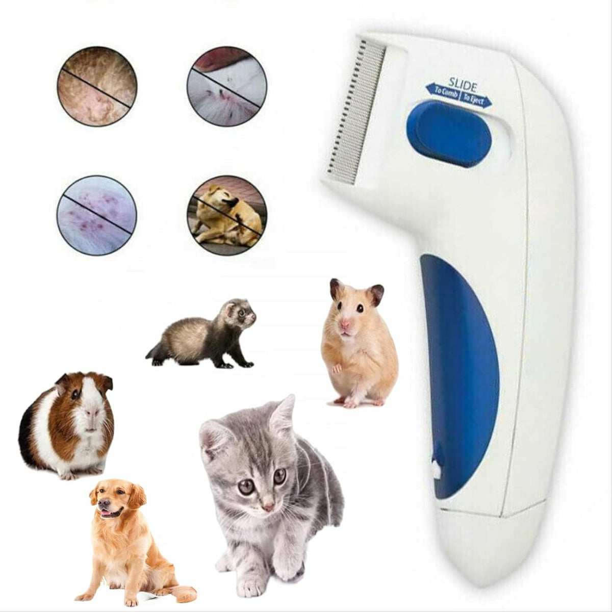 Sude Pet Combs Electric Pet Combs Dog Cat Comb Cat Hair Brush Suitable For Electric Beauty Combs For For Long And Short Hair Cat Dog Puppy Bunny