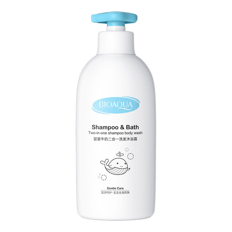 Bioaqua Baby Milk Moisturizing Hair & Body Shampoo Skin Moisturizing