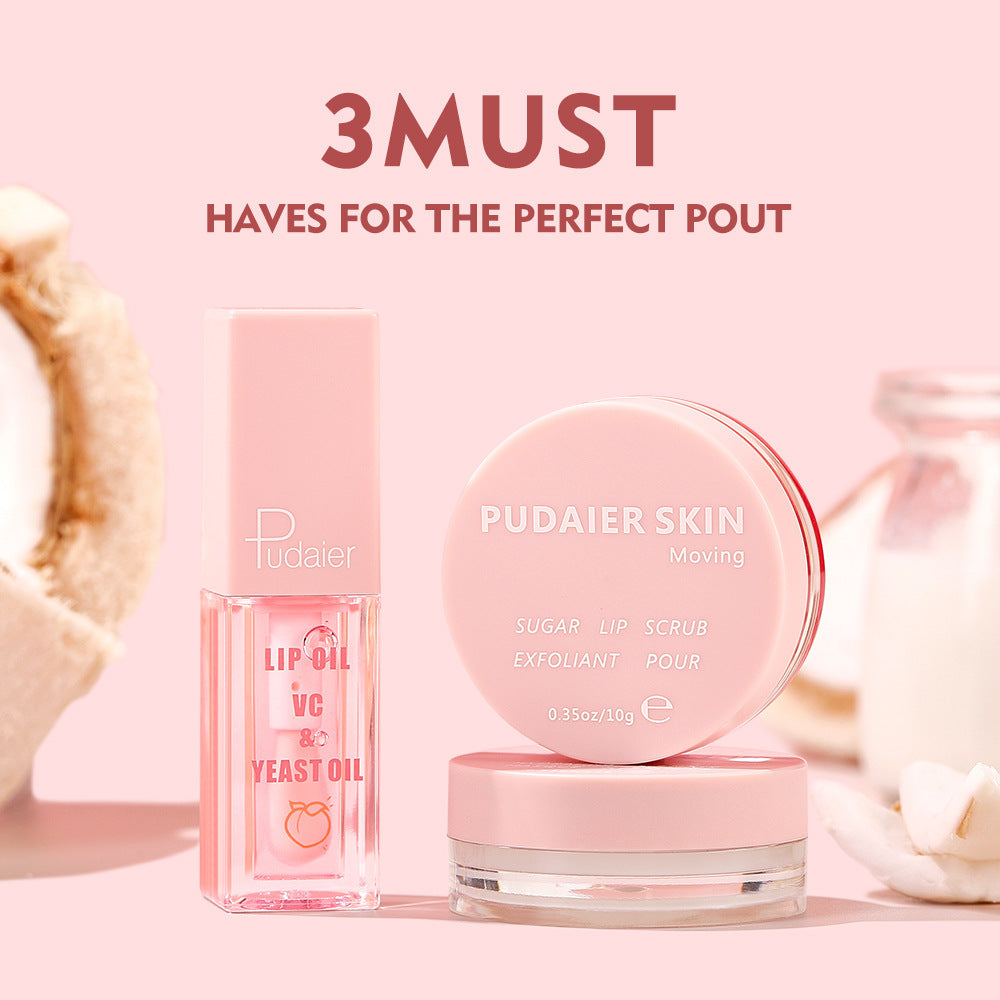 Pudaier Exfoliating Lip Scrub Cream Nourishing Moisturizing