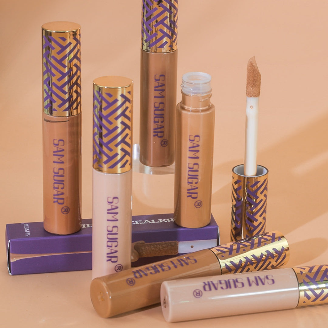 Sam Sugar 6 Colors Liquid Concealer Nourishing Foundation Makeup Is Not Easy To Makeup