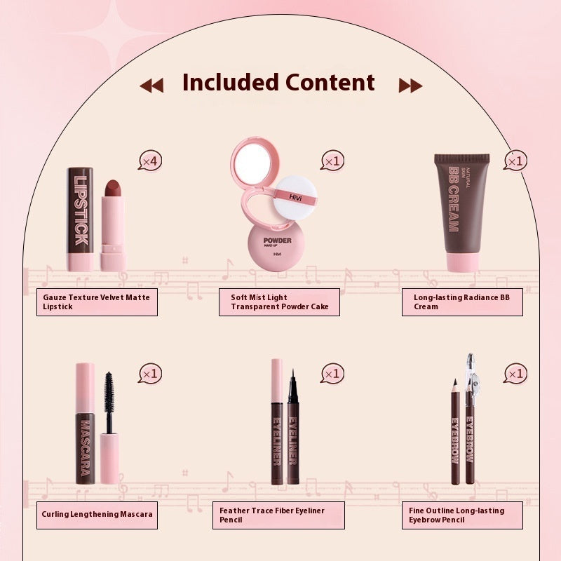 Hivi Lipstick Powder Beauty Gift Set