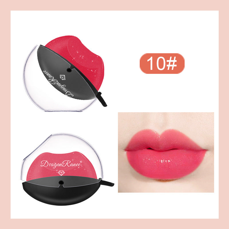 Dragon Ranee Lazy Lips Pearlescent Glitter Lipstick Is Not Easy To Fade, Warm And Moisturizing Lipstick