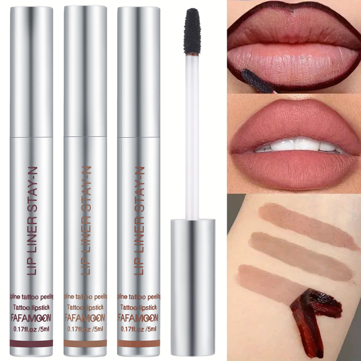 FafaMoon Stripping Lip Liner Waterproof Not Smudge