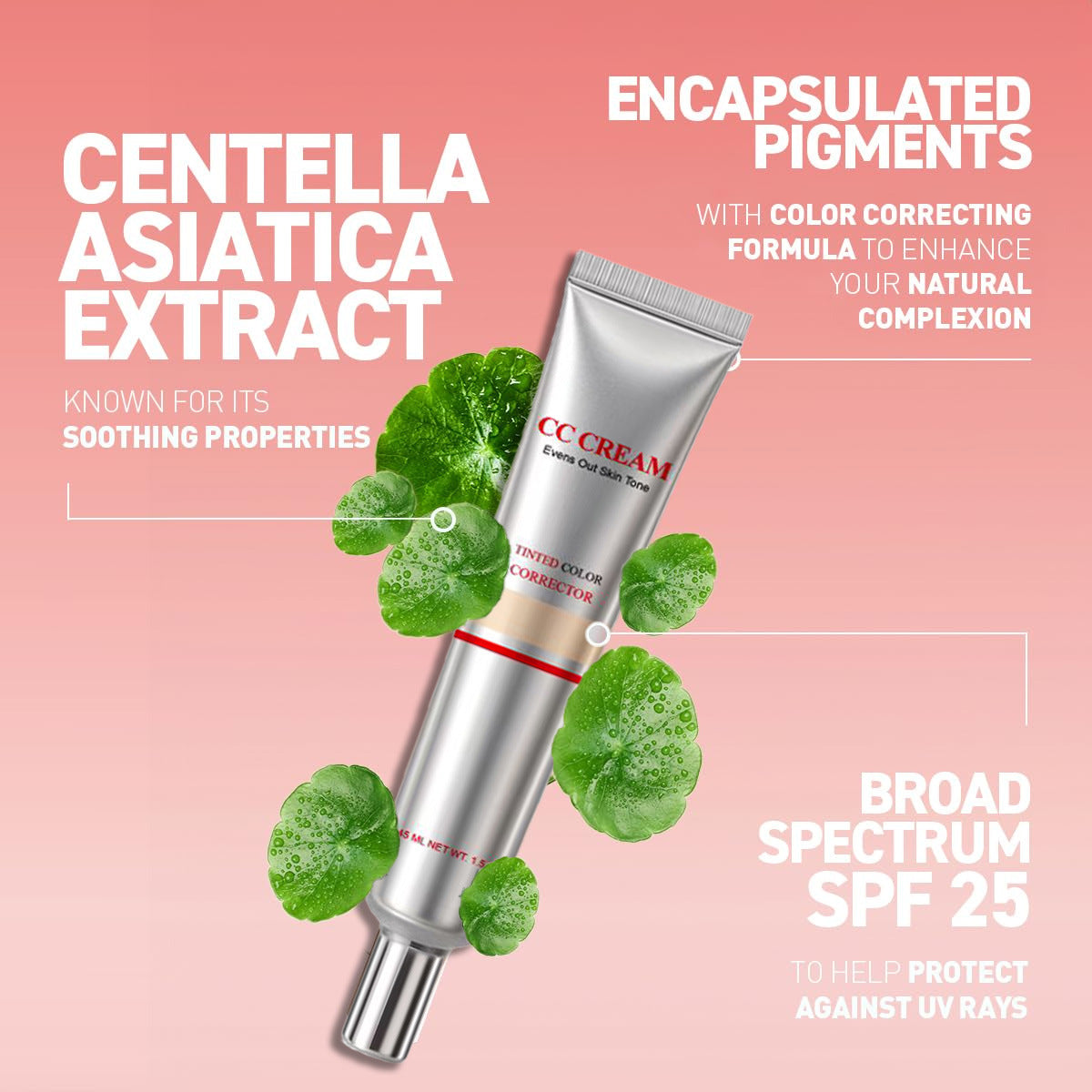 CC Cream Liquid Foundation Brightening Moisturizing And Light