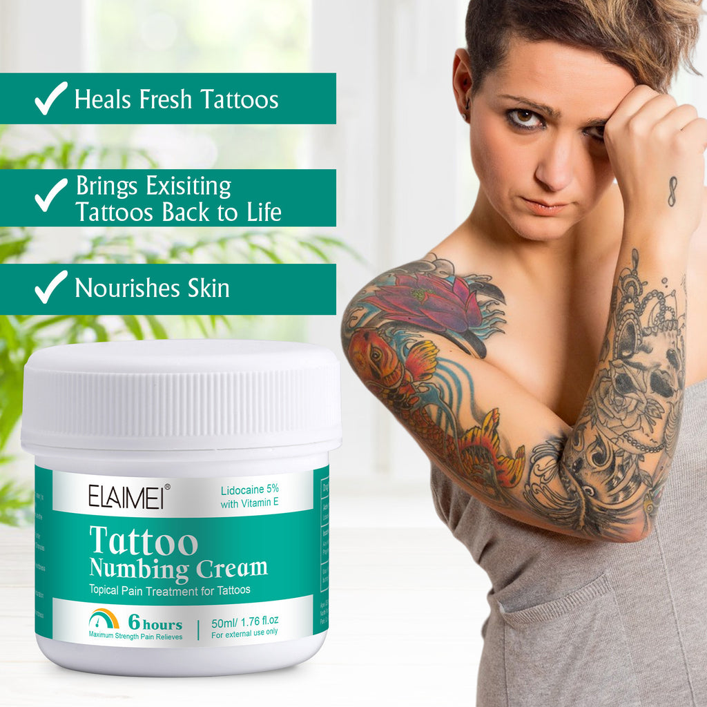 Elaimei Soothing Gentle Moisturizing Auxiliary Cream Tattoo Care Cream