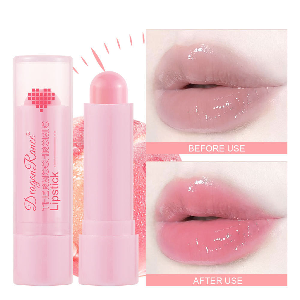 Dragon Ranee Lip Balm Lipstick Female Temperature-sensitive Color-changing Moisturizing Non-decolorizing