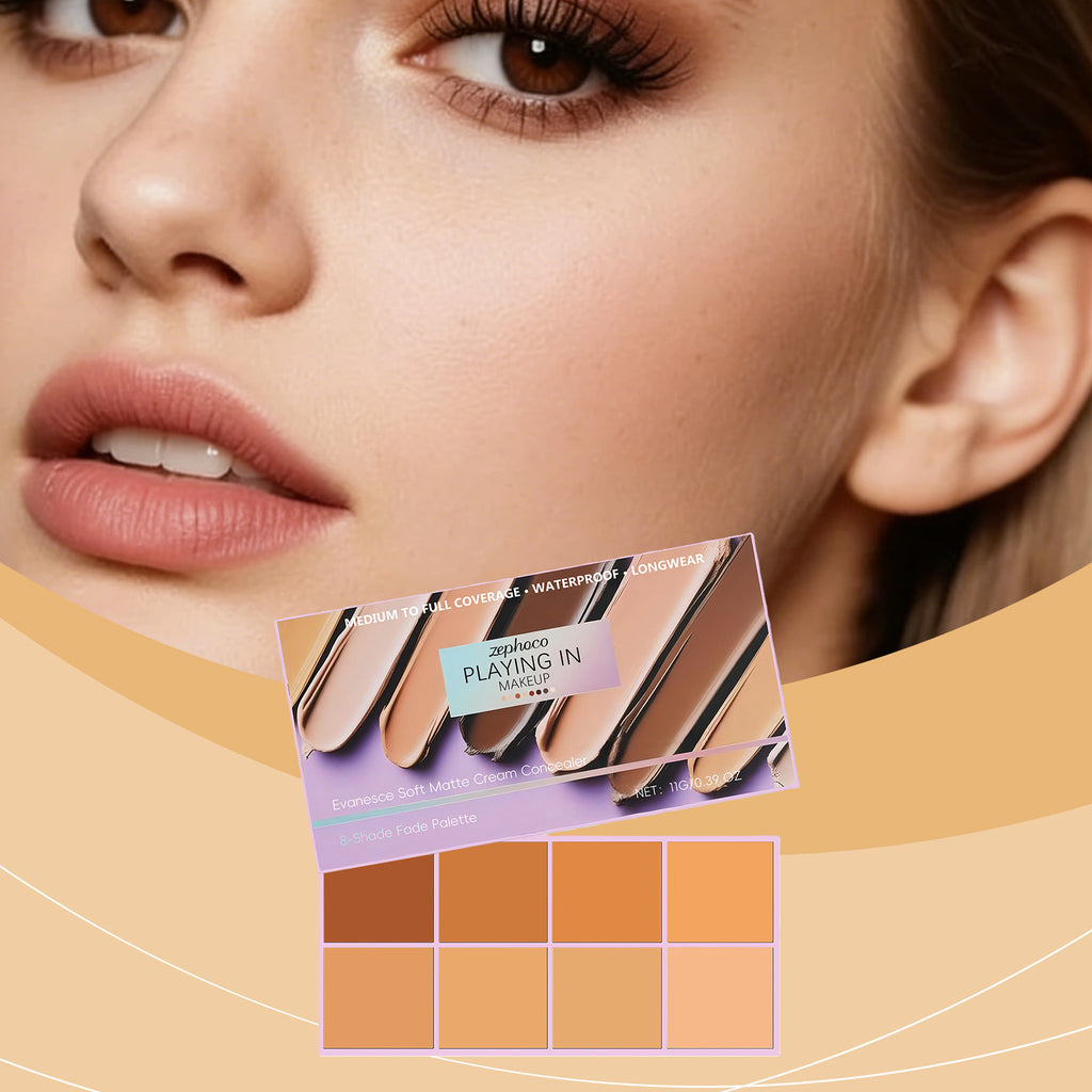 Zephoco Natural Lightweight And Smooth Foundation With Sheer Finish And Graduated Buildable Coverage