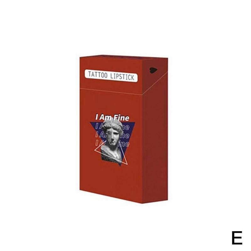 Tatto lipstick Cotton Swab Cigarette Case Lip Glaze