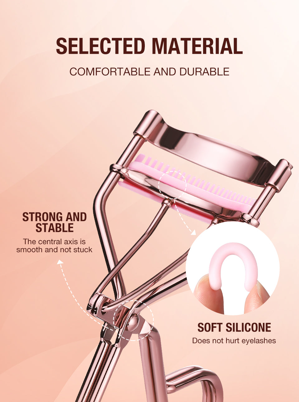 Sunflower Eyelash Curler Comb Long Lasting Curl