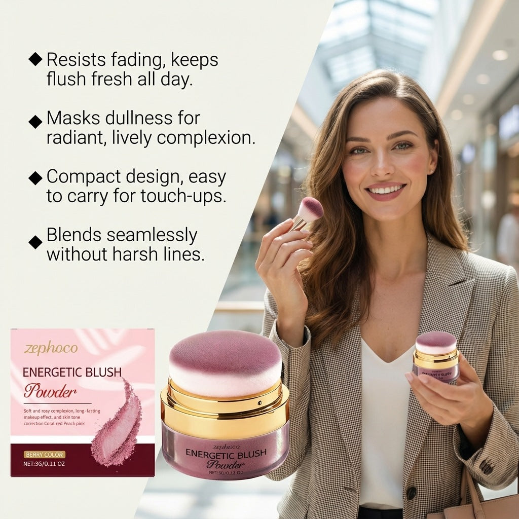 Zephoco Finely Blended Skin Hugging Blush That Delivers Rich Color And Dreamy Atmospheric Finish