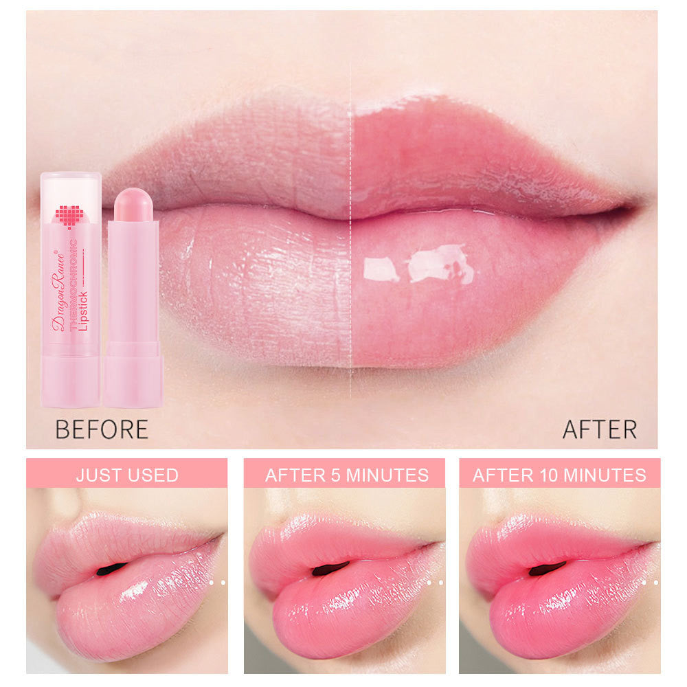 Dragon Ranee Lip Balm Lipstick Female Temperature-sensitive Color-changing Moisturizing Non-decolorizing