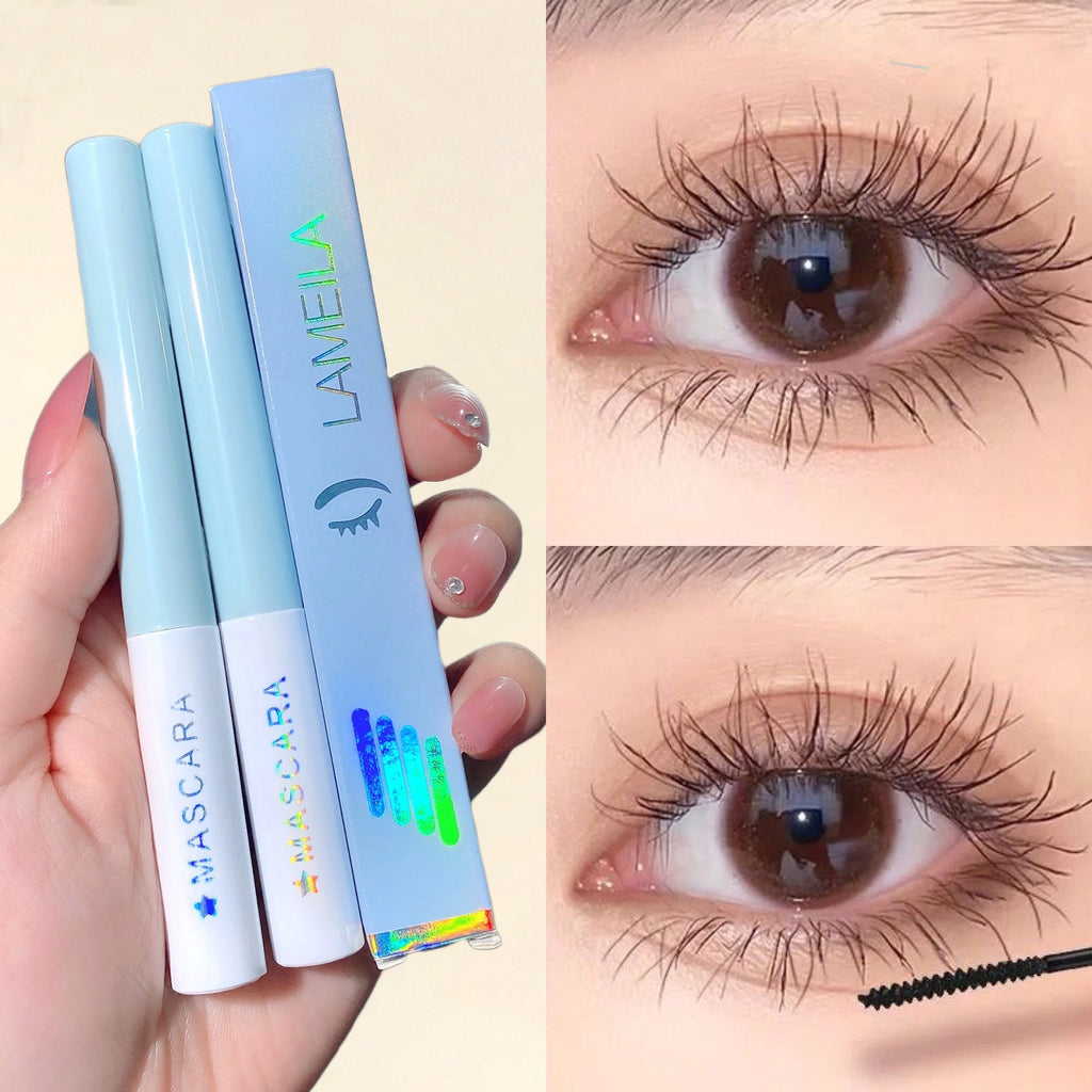 Lameila Fine Bruch Head Mascara Waterproof Sweat-proof Not Smudge Lengthened Curling Does Not Fade