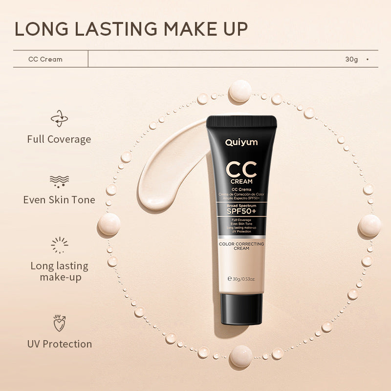 Qiyum Step By Step Brightening Skin, Moisturizing Liquid Foundation