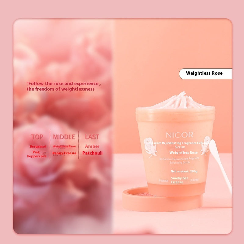 Nicor Ice Cream Skin Rejuvenation Exfoliating Facial Scrub