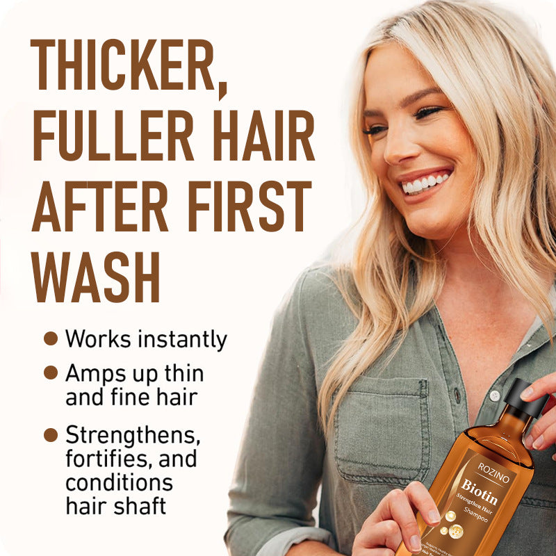Rozino Biotin Shampoo For Strengthening And Nourishing Hair