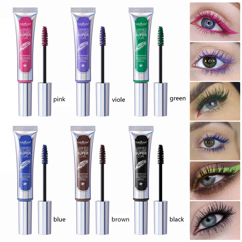 YABAOLIAN Thick Waterproof Long Curling Long Lasting Non Smudge Mascara