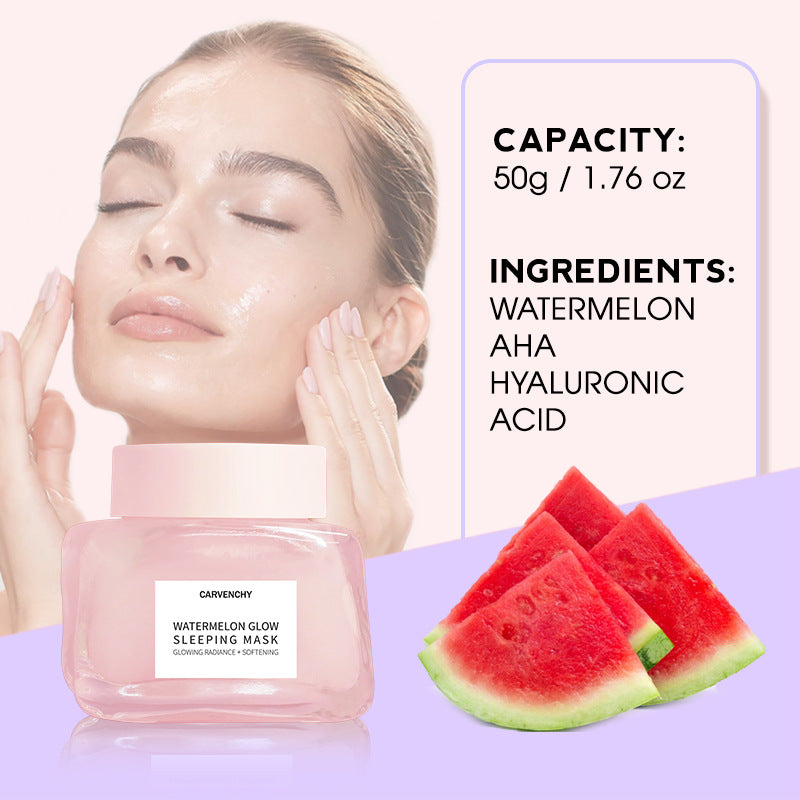 Carvenchy Hydrating Moisturizing And Skin Lightening Watermelon Sleep Cream