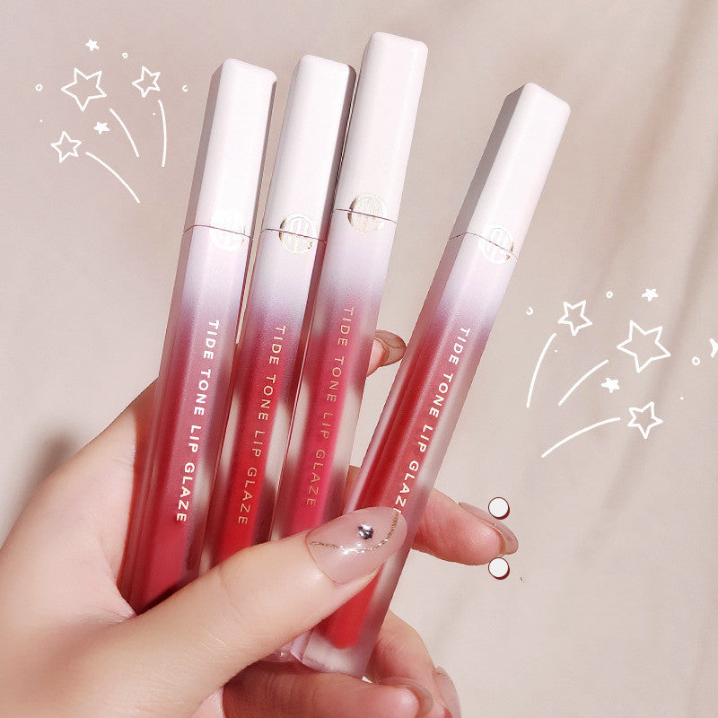 Tide Tone Air Lip Glaze Lip Mud Does Not Fade Does Not Stick To Cup Fog And Moisturizes For A Long Time
