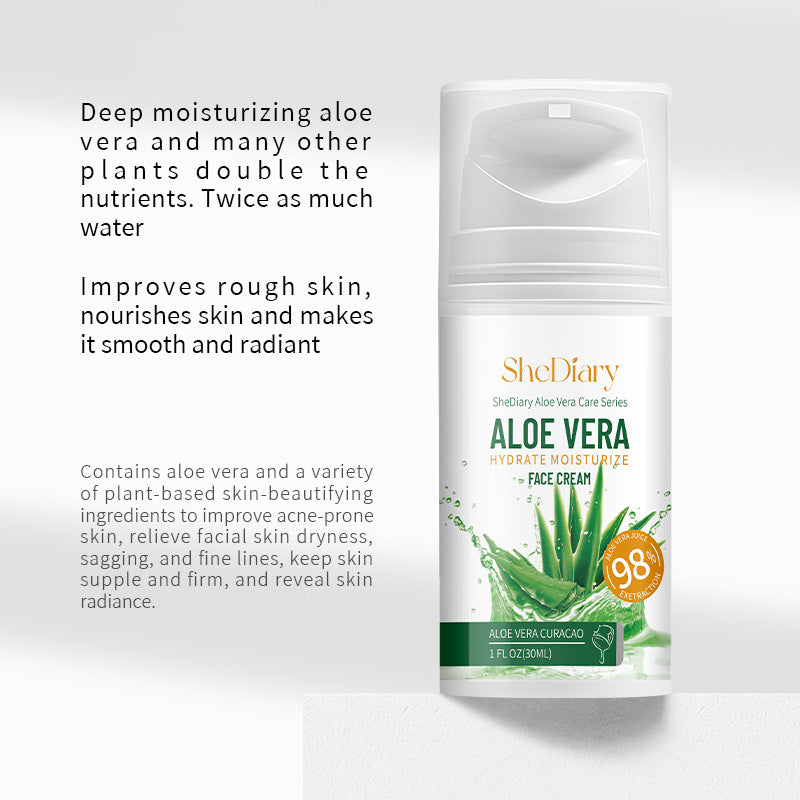 SheDiary Plant Aloe Cream Suit Moisturizing
