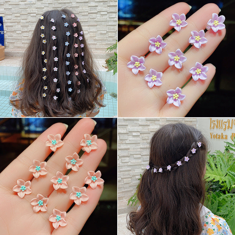 Young Girls Cute Hair Clip Princess Super Fairy Bean Buckle