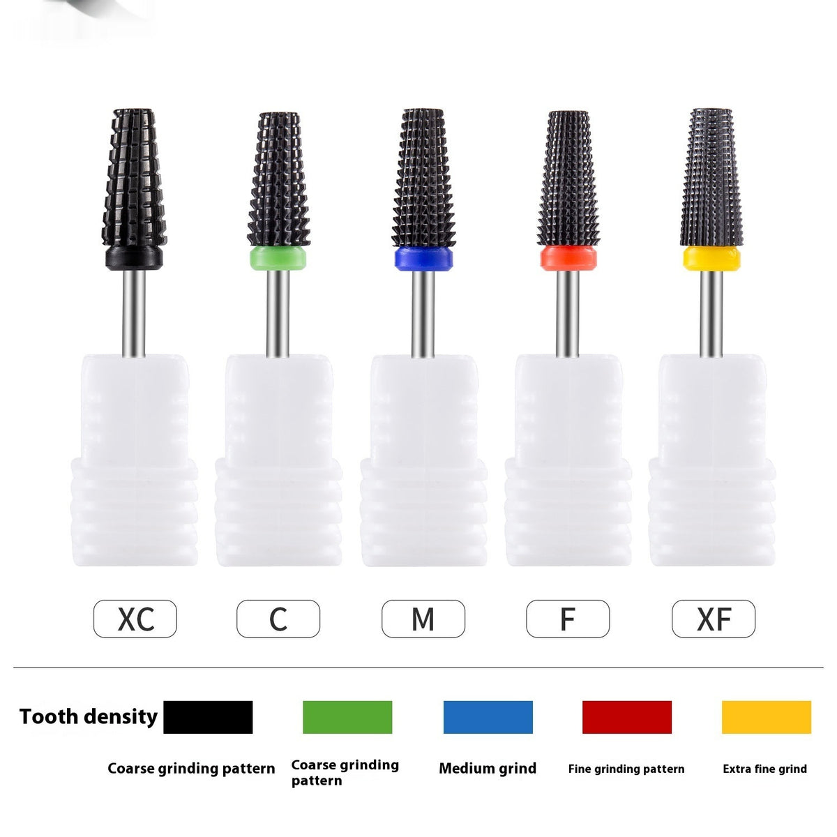 Black Ceramic Nail Polish Head For Removing Nails
