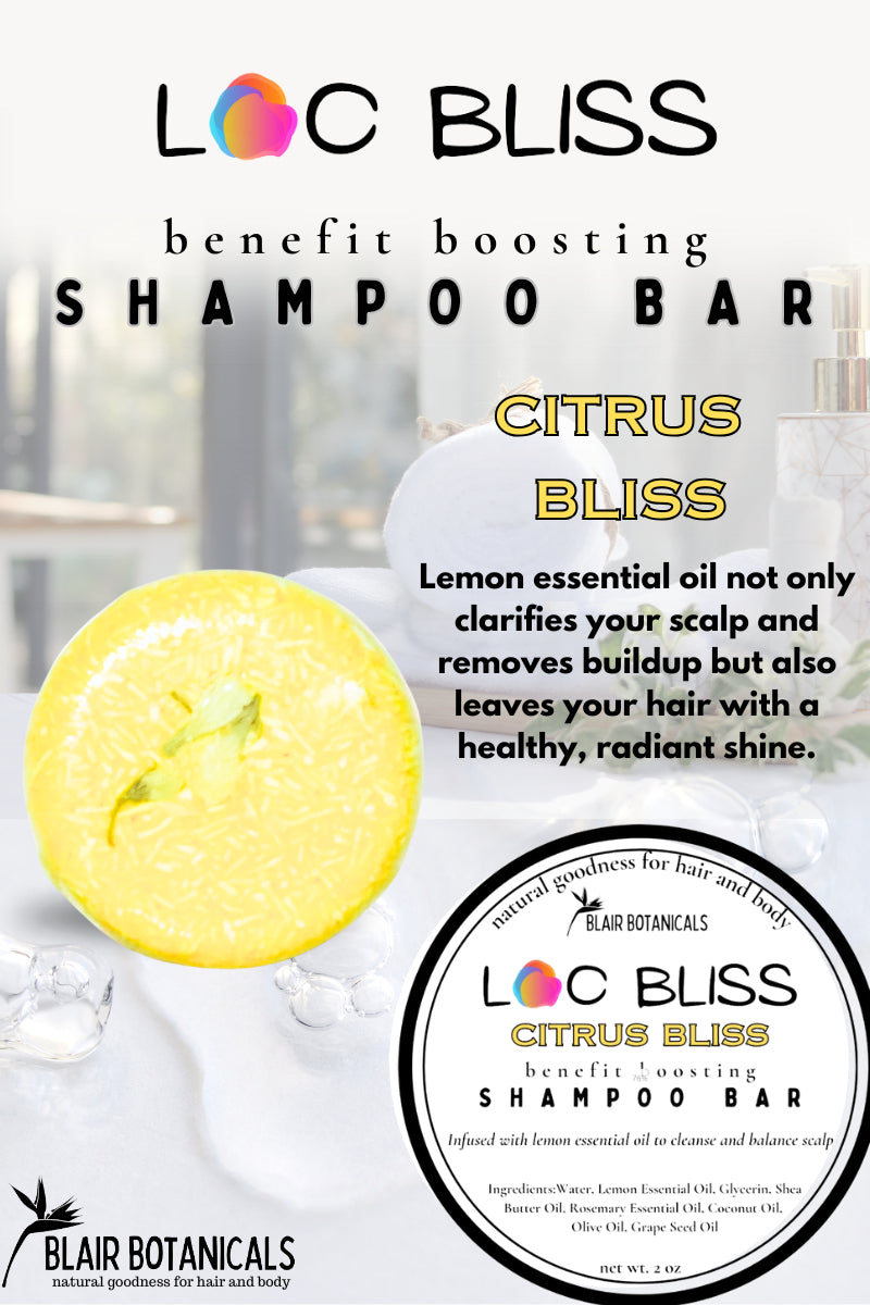 Loc Bliss Pure Hand-Extracted Anti-Dandruff Oil-Control Nourishing Handmade Spot Fleece-Flower Root And Ginger Shampoo Soap