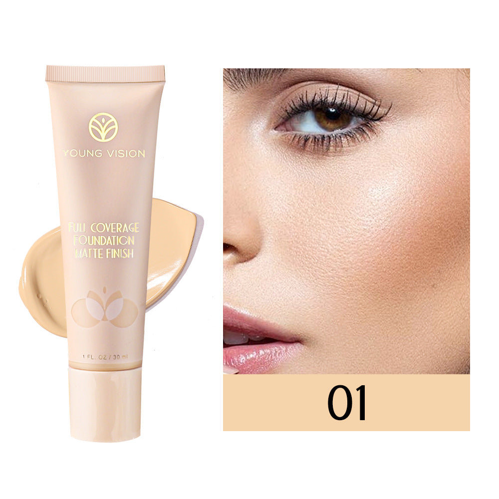 Young Vision Liquid Invisible Improve Skin Color Foundation Cream