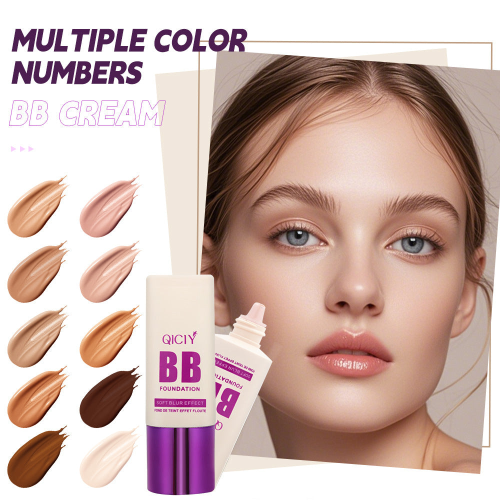 Qiciy Feeding Bottle Liquid Foundation Concealer Brightening Nourishing