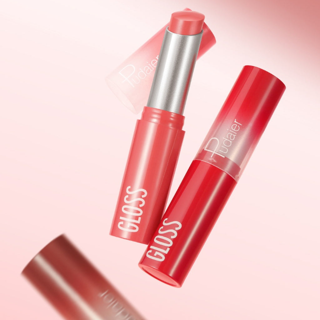 Pudaier Mirror Water Light Lipstick Lip Balm Matte Shimmer