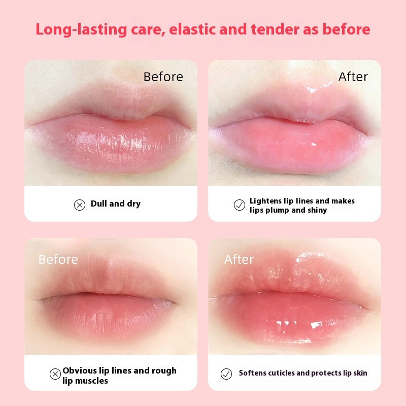 Heyxi Honey Peach Lip Balm Temperature Change Lipstick Moisturizing And Nourishing Lasting
