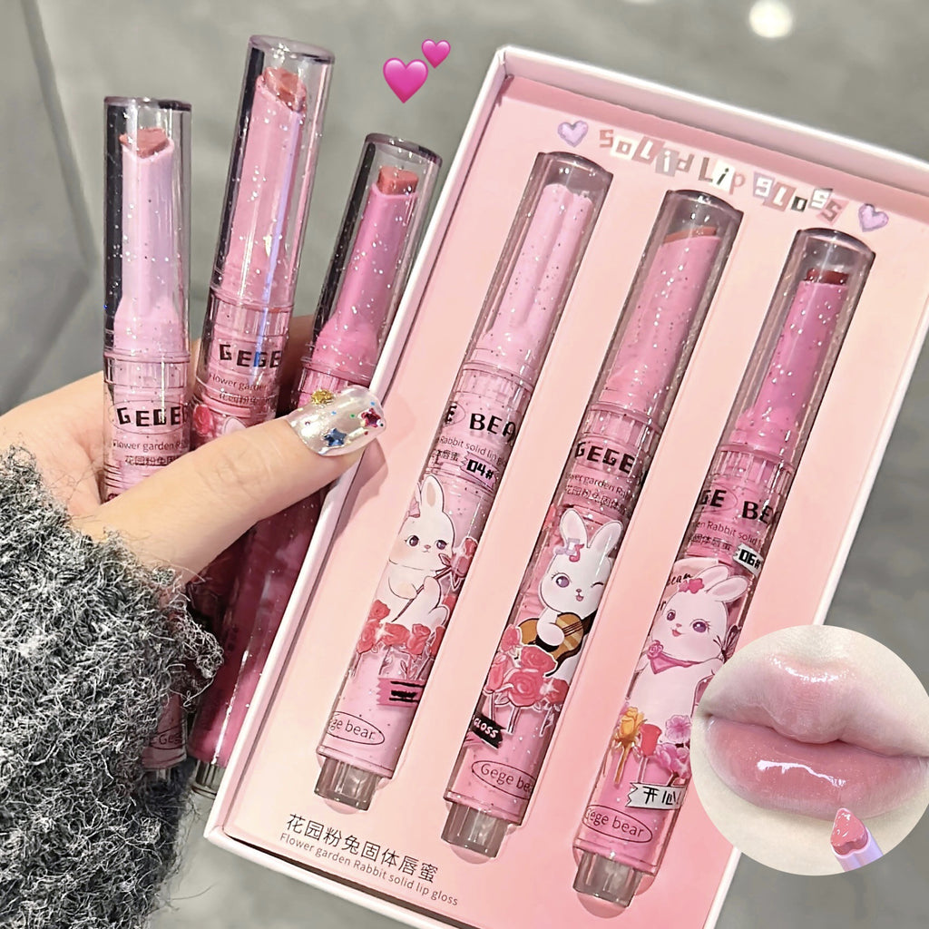 Gage Bear Garden Solid-free Lip Gloss Mirror Water Light Lip Lacquer Lipstick