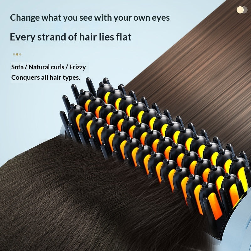 New Straightening Comb Volumizing Flat Iron