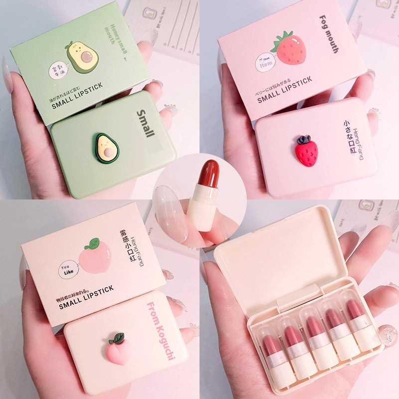 HengFang Fog Feeling Capsule Lipstick Matte Finish White Sample