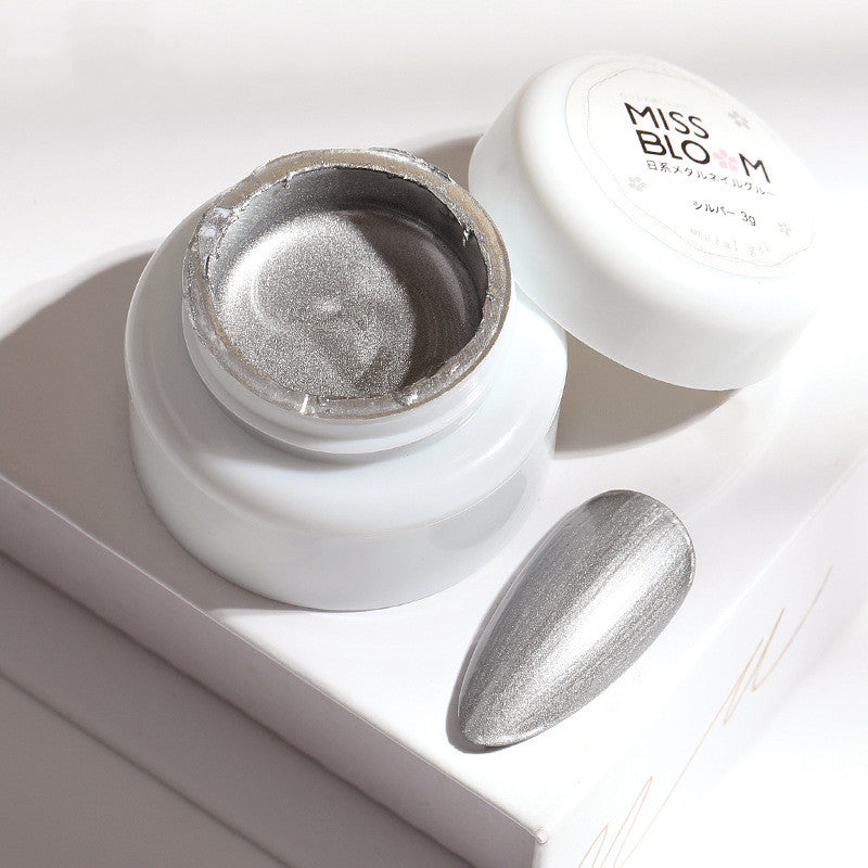 Miss Bloom Nail Art Japanese Metal Painted Glue