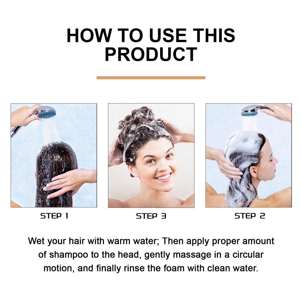Lunoon Home Men And Women Fashion Simple Dense Hair Shampoo