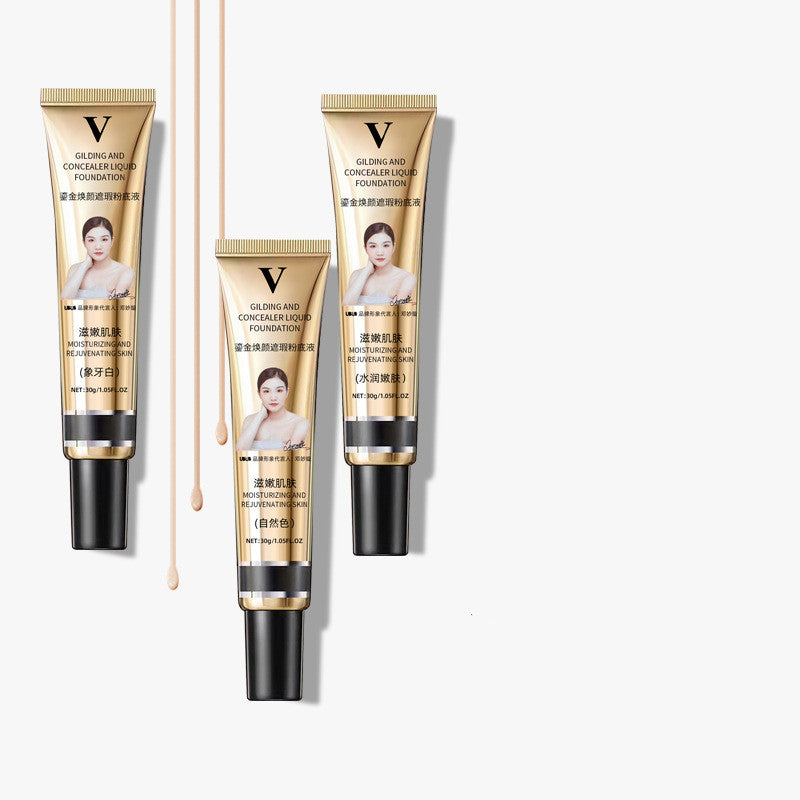 V Isolation Moisturizing Gilt Concealer Liquid Foundation