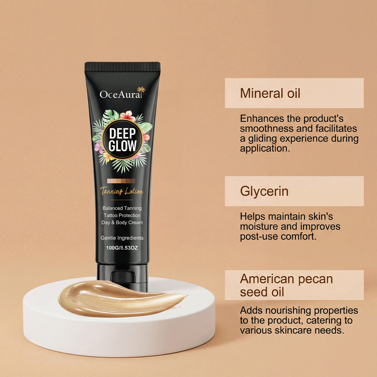 OceAura Brightening Tanning Cream